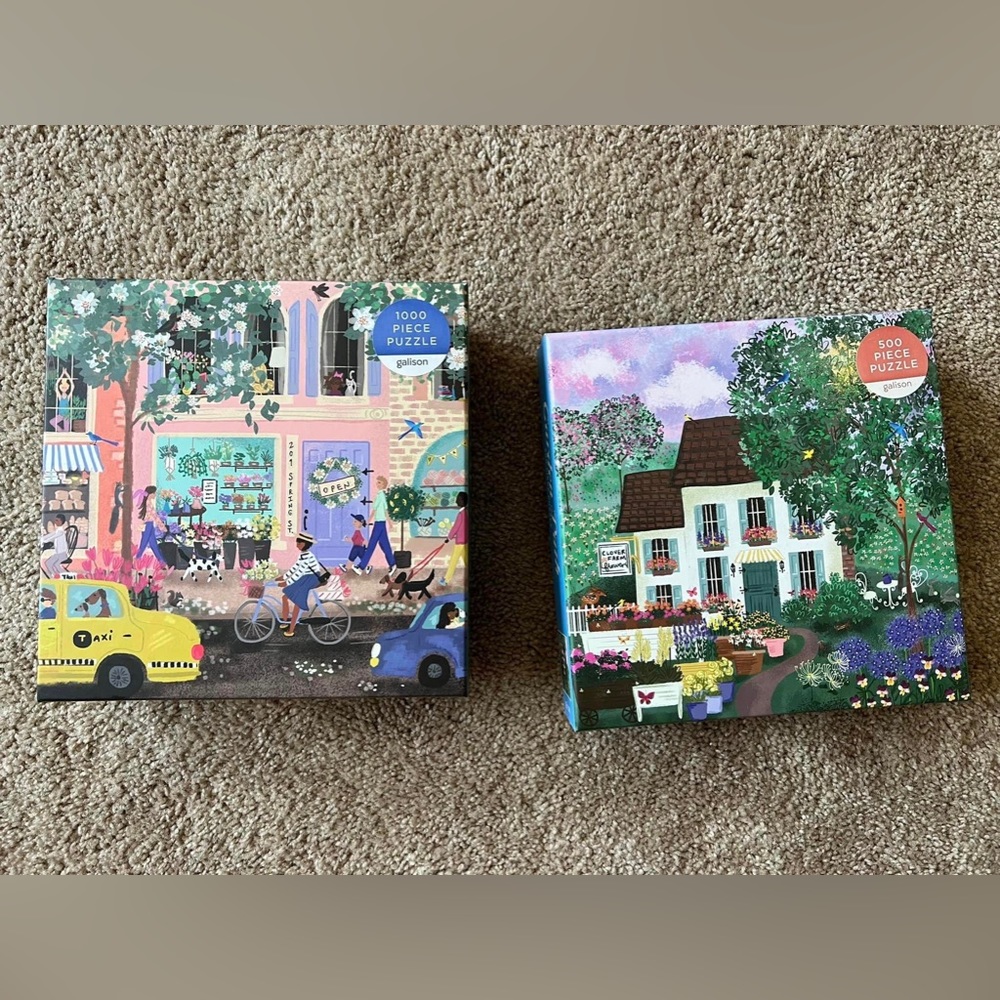 🧩 2 Galison Puzzles